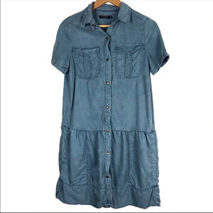 Max Jeans | Utility Military Chambray Dress